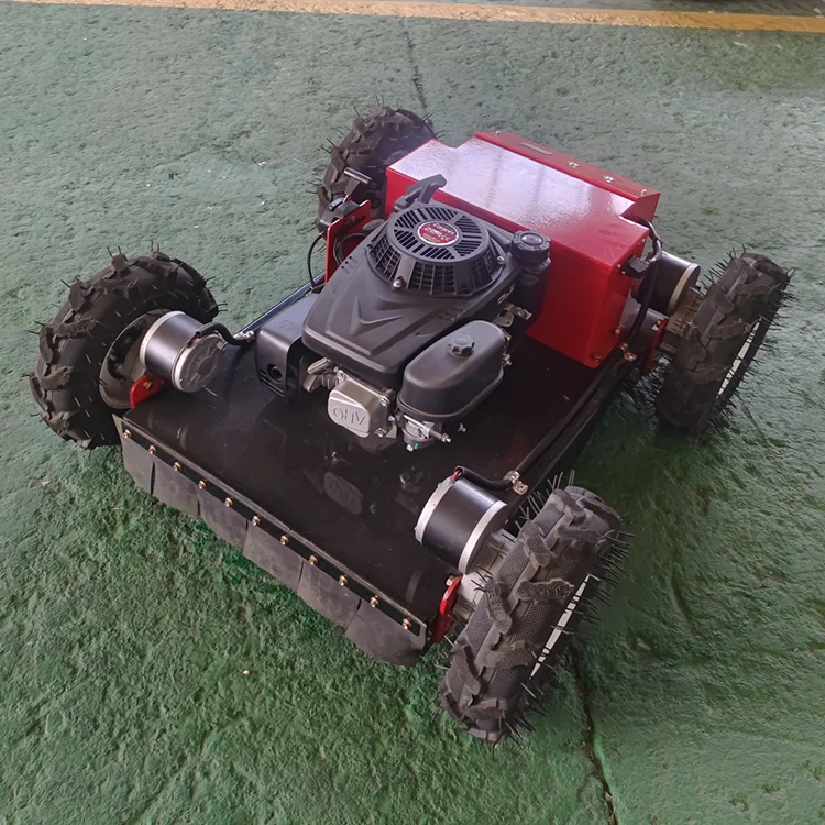 High Quality Swivel Wheels  Remote-Controlled Petrol Gasoline Grass Cutting Lawn Mowers