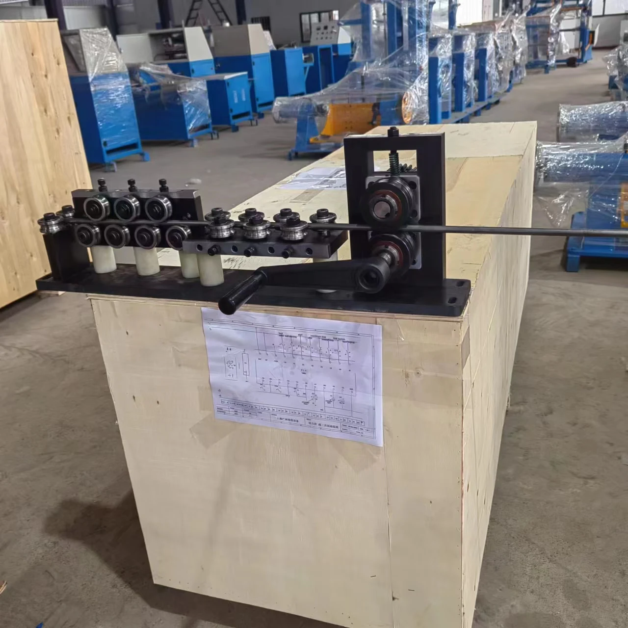 Easy to Operate Manual Straightening 4mm 5mm 6mm Wire Wire Straightener Machine