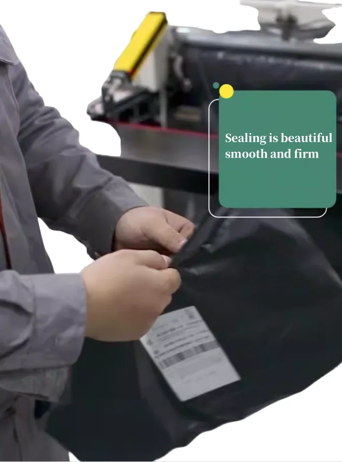 DFD40 Automatic 110V 220V Express Courier PE Roll Bags Bagging Sealing Packing Machine