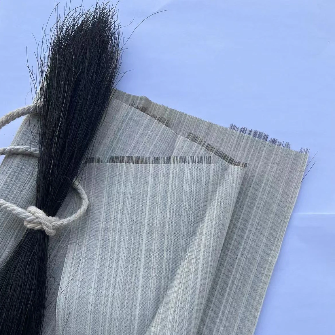 Высококачественный ворс конского хвоста для подкладки тканевая ткань бант обивка дивана матрас и стулья с настоящими натуральными конским ворсом