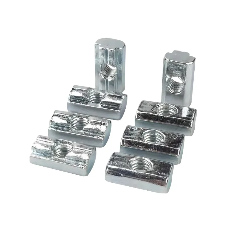 Aluminum Profile Nut T-nut Slider Nut 30304040 Profile M3-M4-M5-M6-M8 Aluminum Fastener Carbon Steel/stainless Steel Material