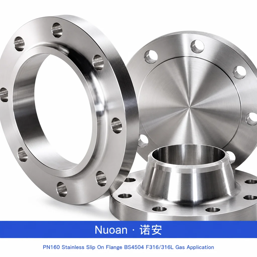 Pn160 不锈钢滑动法兰 Bs4504 气体应用 F316 / 316l 材质