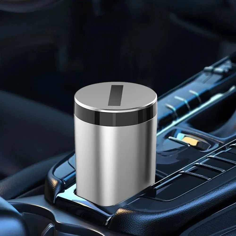 Car Ashtray Automatic Open Close Auto Accessories Intelligent