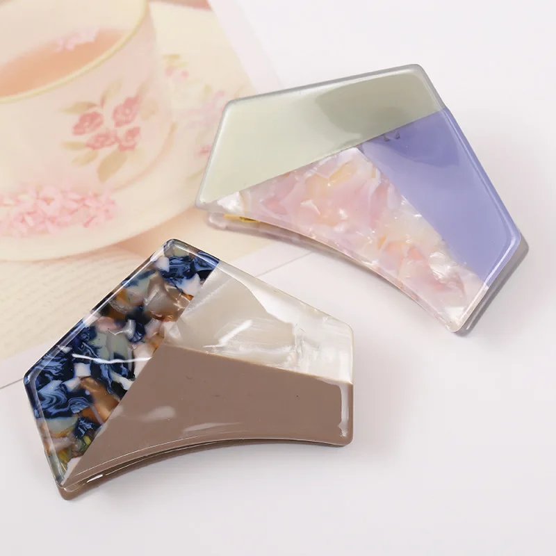 
Модный дизайнерский лап для волос из ацетата под заказ 