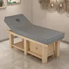 Madera maciza - madera natural - acabado látex gris - mueble 18570
