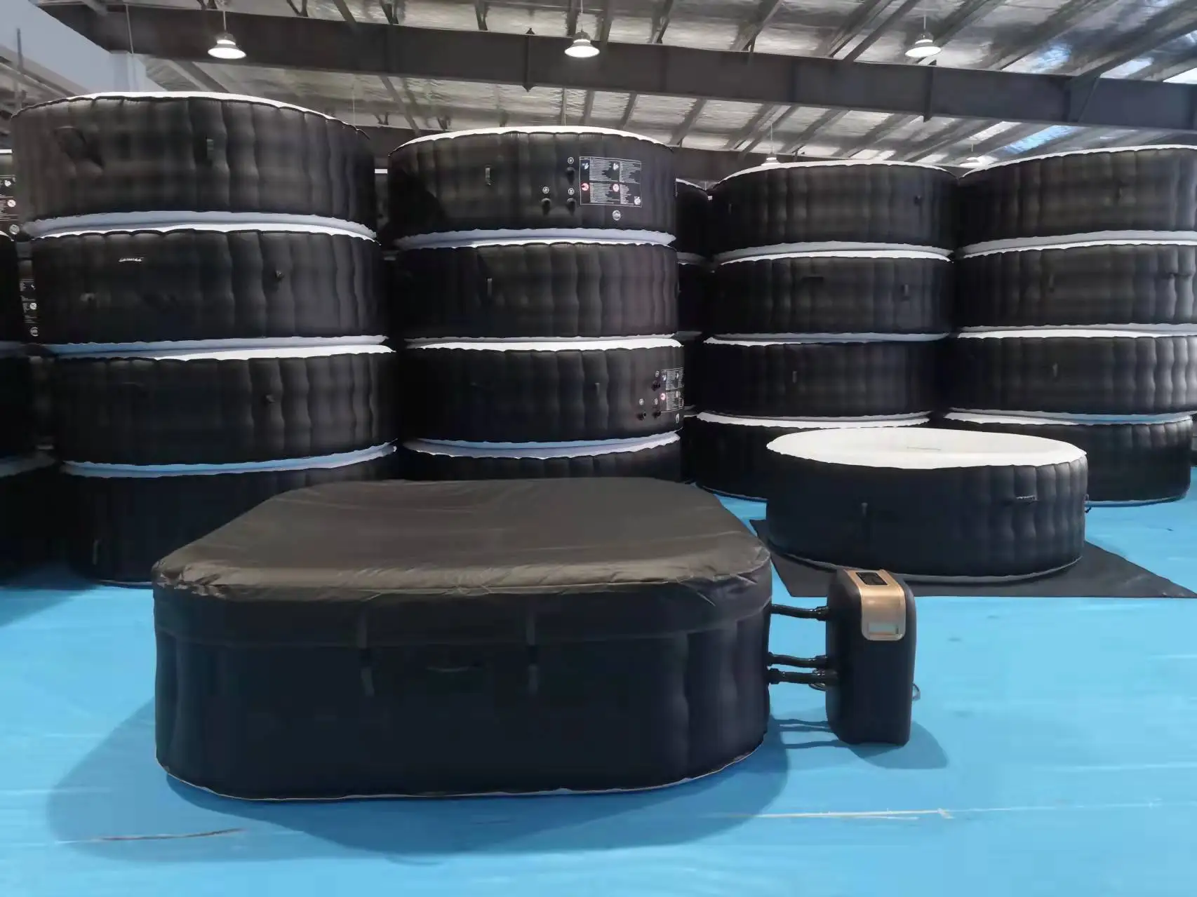 Hot Tub Spa Swimming Pool Universal Large Square Pvc Inflatable Cover