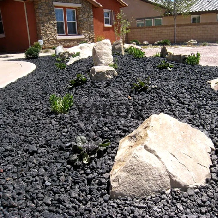 Natural Landscaping Black Lava Pumice Stone Sinoy Quality