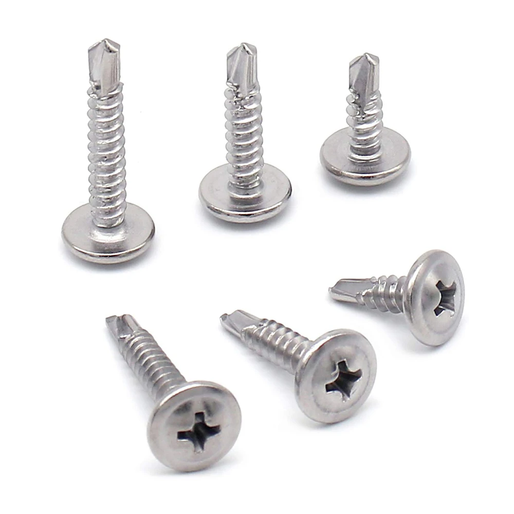 Goldensea Wafer Head Tapping Drilling Screws With Ph2 Drive For
