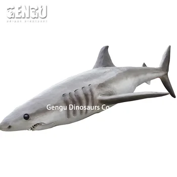 Life size animatronic shark handmade animal model