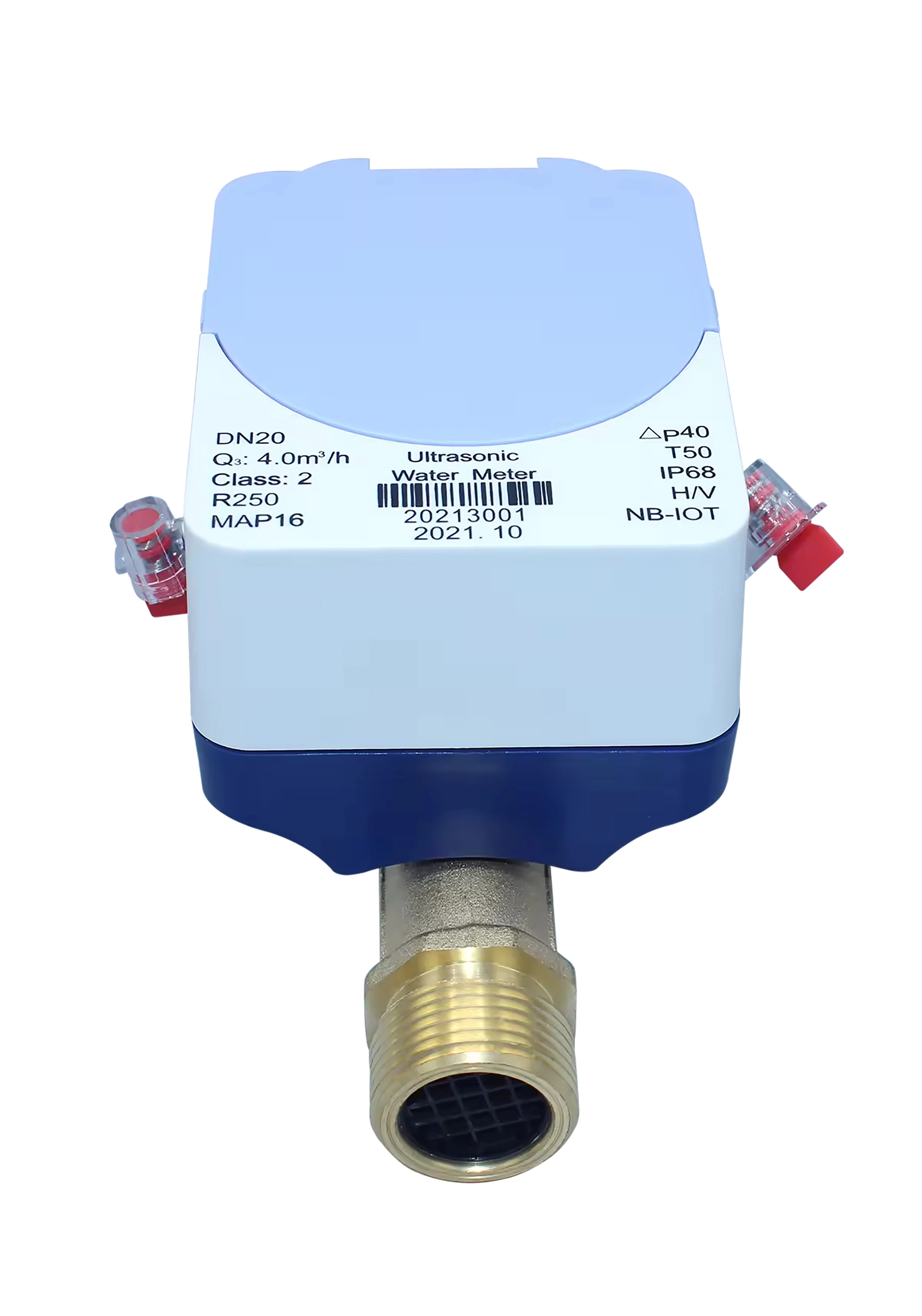 Smart Ultrasonic Water Meter DN20 3/4" | Wireless RS485/MBUS, Brass ...