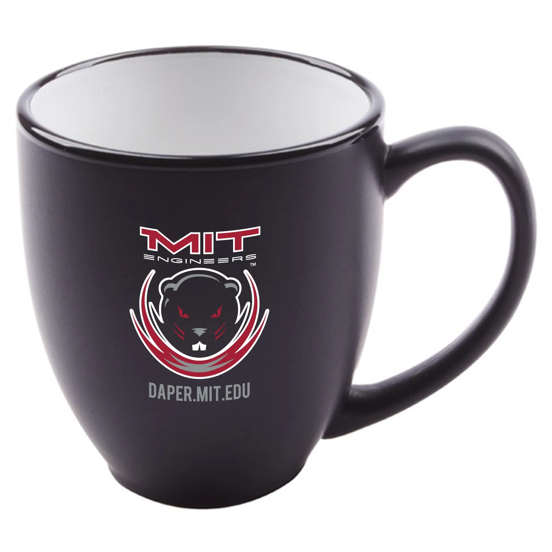 Customized 15 Oz. Two-Tone Matted Bistro Mug