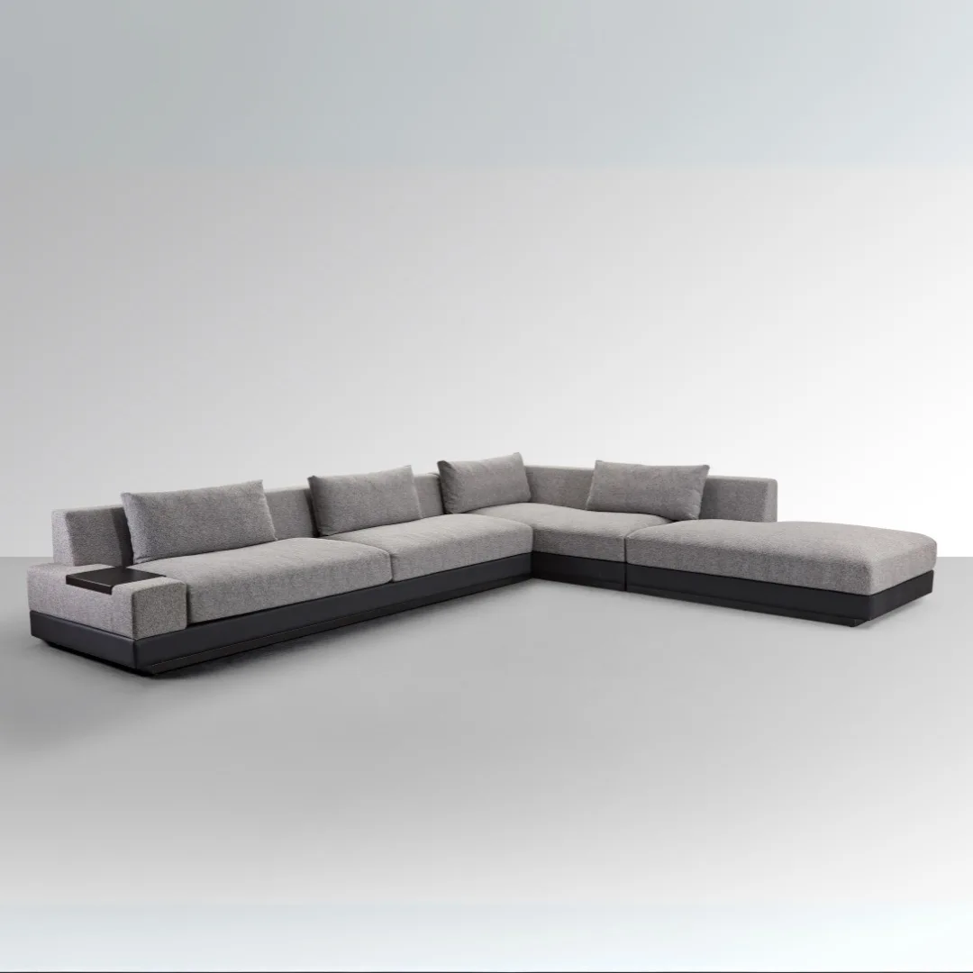 High Quality Modern L Shape Sectional Couch Sofa Set Furniture Design