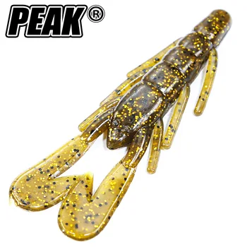 Double-Horn Shrimp Lure Stainless Steel Soft Bait 6 Pieces Fast-Sinking Bionic Artificial Bait for Sea Fishing Bass Hooks – Soft Lure – view 5