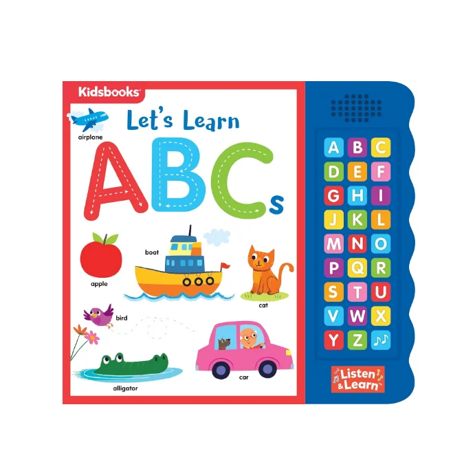 2025 Early Education Childrens/kids Push Button Sound Book Thick Cardboard Book Print Educational Toys