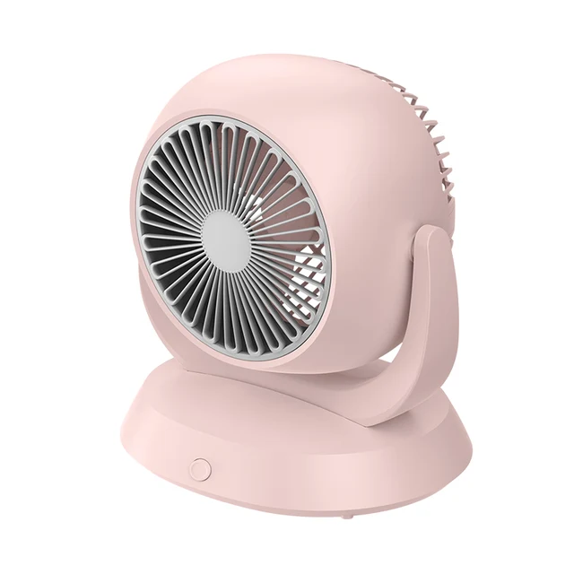 Wholesale F3 pink  electric rechargeable soft wind  low noise  mini desktop table fan