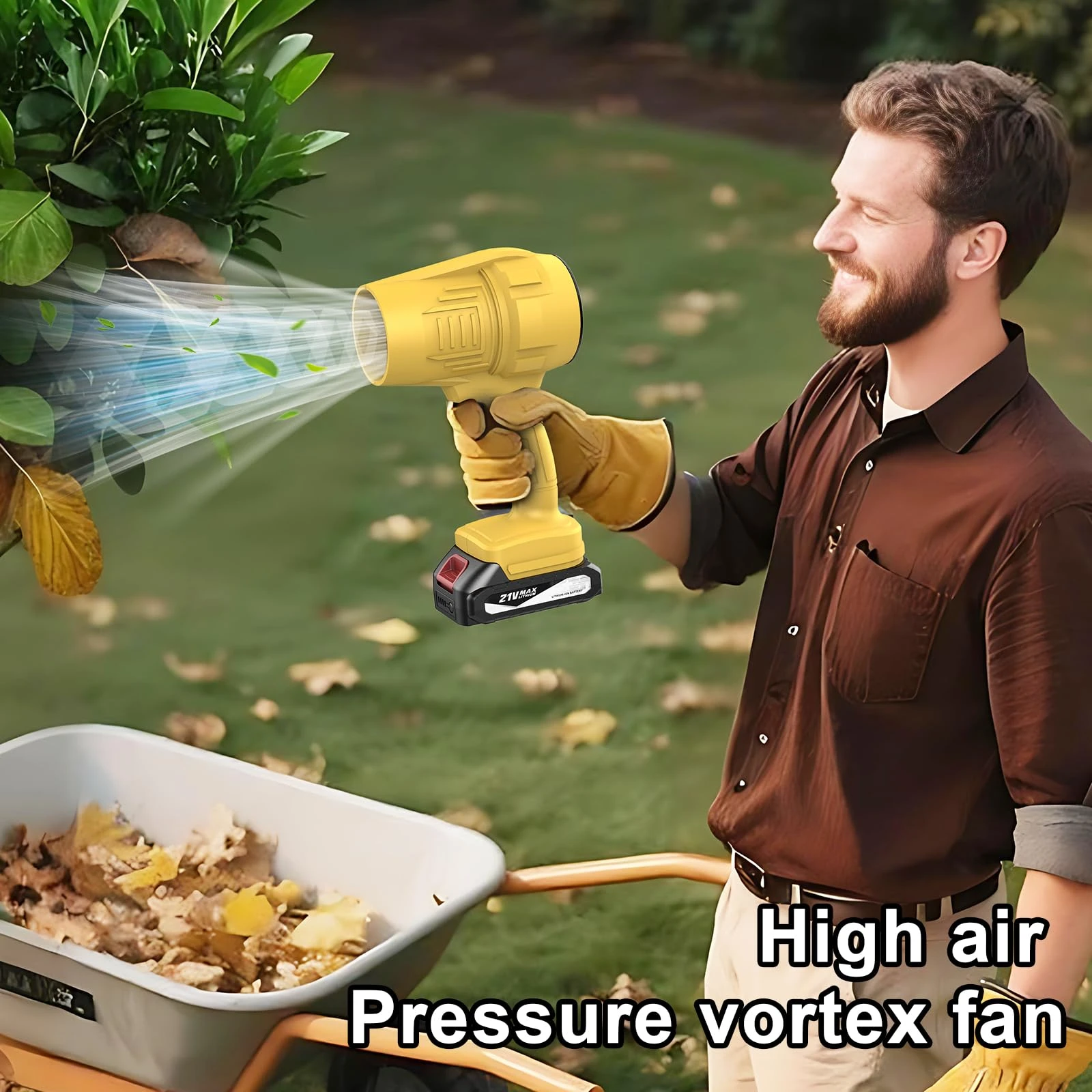 High-speed Cordless Turbo Blower, 21V, DIY - detail 14
