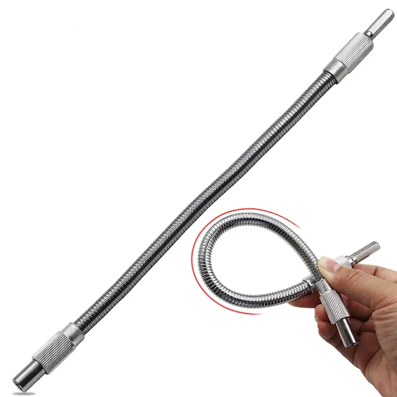 Flexible Bitverlängerung 300mm – Biegsame Welle 1/4″ Mit Magnet, Bithalter Lang
