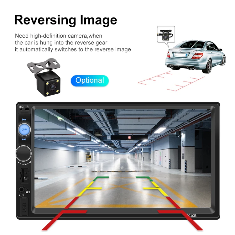 7010B 7 inch Dual Din Car Stereo Auto radio Head Unit Car Audio MP5 Multimedia Player car mp5 player