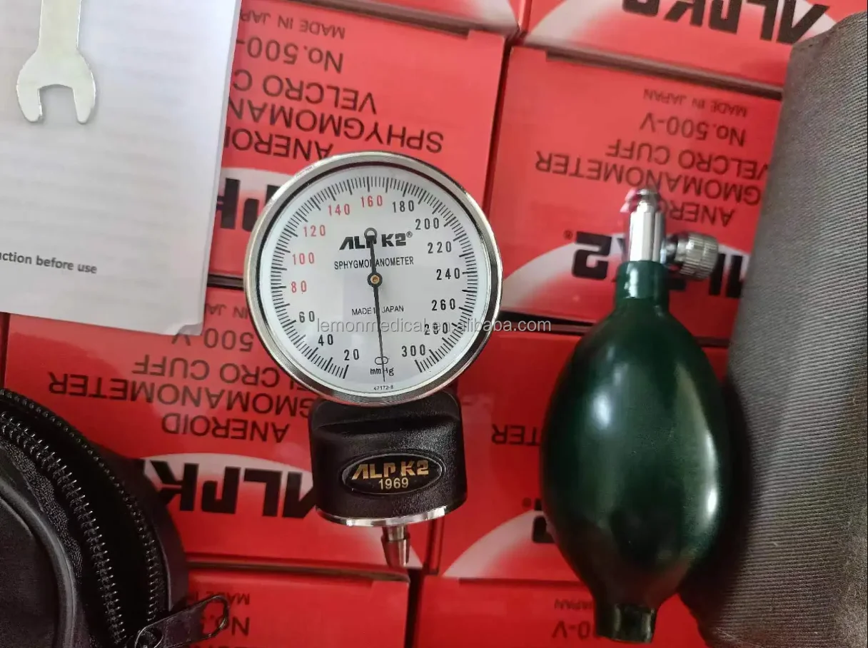 Manual Upper Arm Type Bp Machine Alpk2 Aneroid Sphygmomanometer With