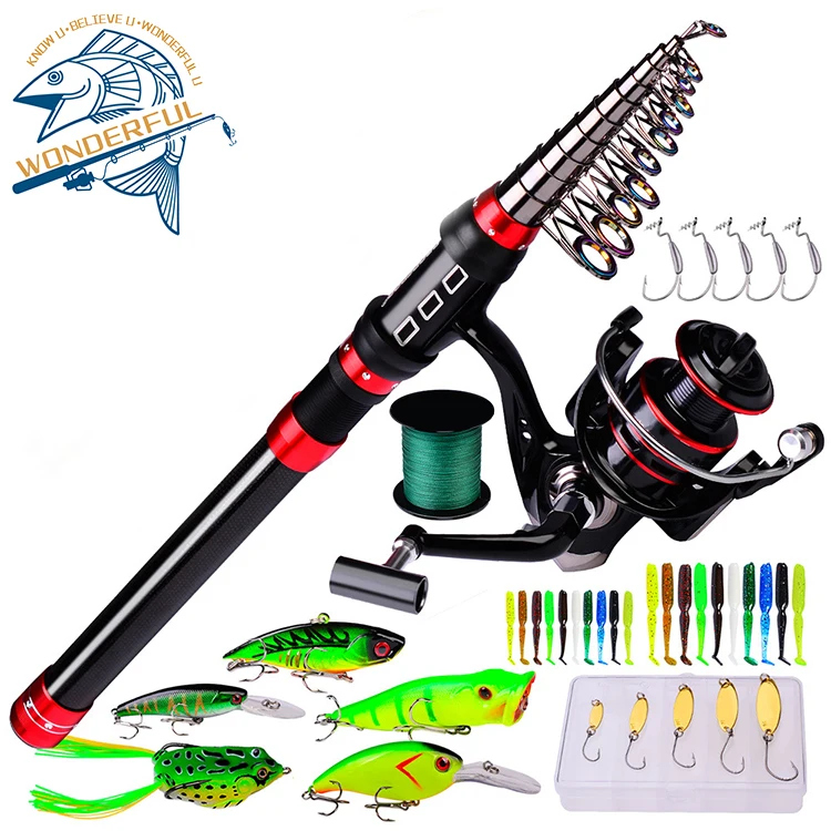 telescopic sea fishing set