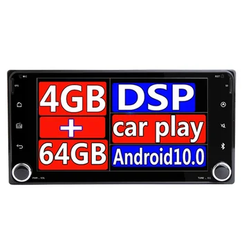 Android 10 No DVD Player For Toyota RAV4 COROLLA VIOSGPS HILUX Terios radio for Land Cruiser 100 PRADO 4RUNNER