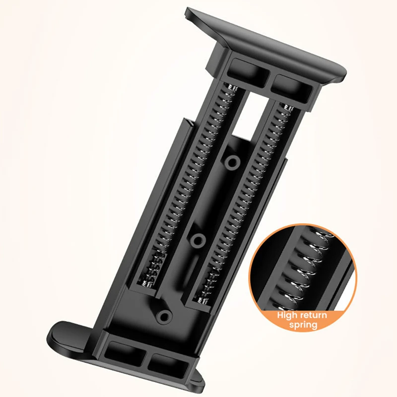 2 in 1 Mobile Phone Holder Tablet Stand Desk 360 Rotate for Desktop Live Streaming Overhead Shoot Video Round Base