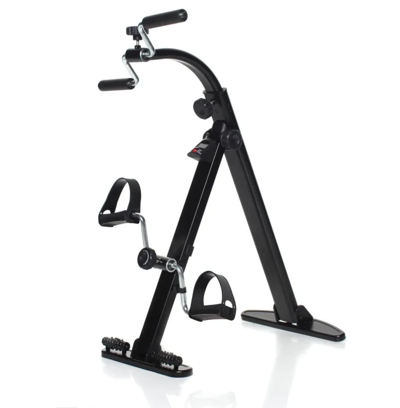 Pedal Exerciser Mini Under Desk Exercise Bike Foot Hand Cycle Portable Arm and Leg Exercise Peddler Machine