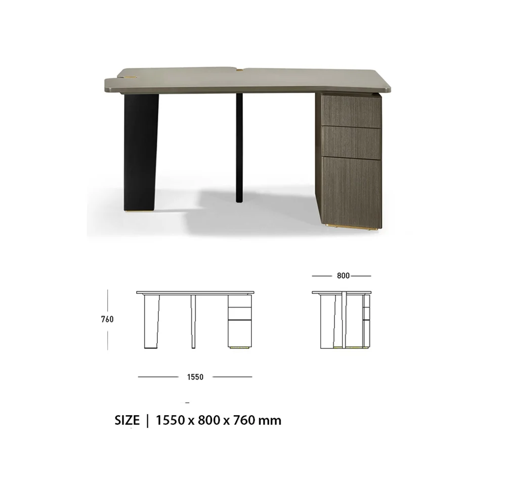 New design office furniture home office desk oficina de trabajo escritorio ejecuti computer desk with storage factory