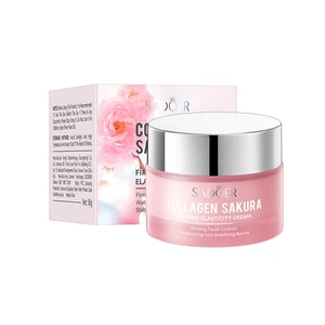 Cherry Blossom Skincare Series Calantha Glycerin Moisturizing Hydrating Anti-Aging Firming Face Cream 50g Daily Use for All Skin