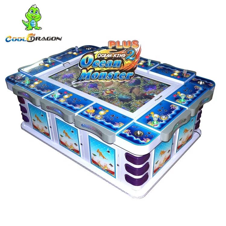 Cooldragon CD-F-IGS02 Metal Fish Game Machine with 47/55" LG LCD Screen Coin Operated for 3-10 Players US Plug Ages 8+