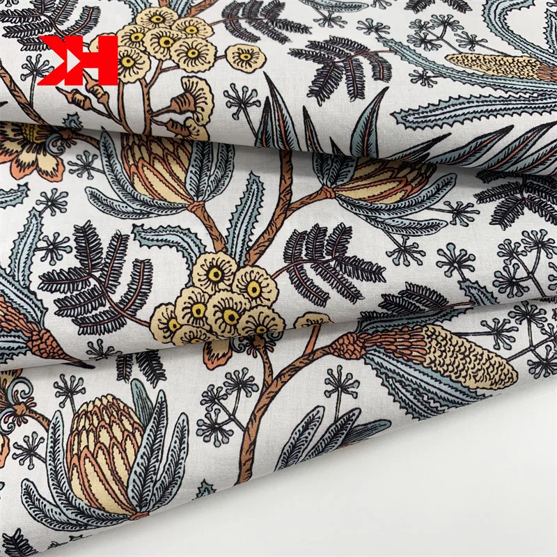 Кан Высокое качество 3d цифровая свобода таможня напечатала ткань швейцарская хлопчатобумажная газон футболка ткань