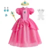 Vestido de princesa rosa