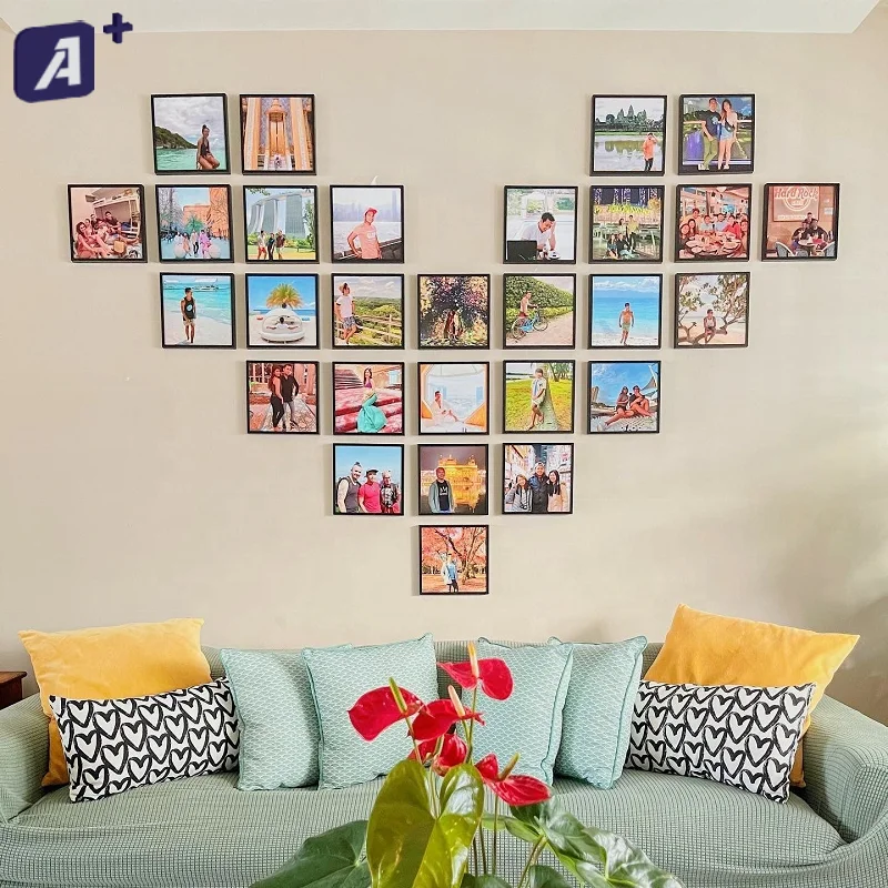 Wall Decor 8X8 Inch Restickable Photo Frame Nail- Free Mixtiles