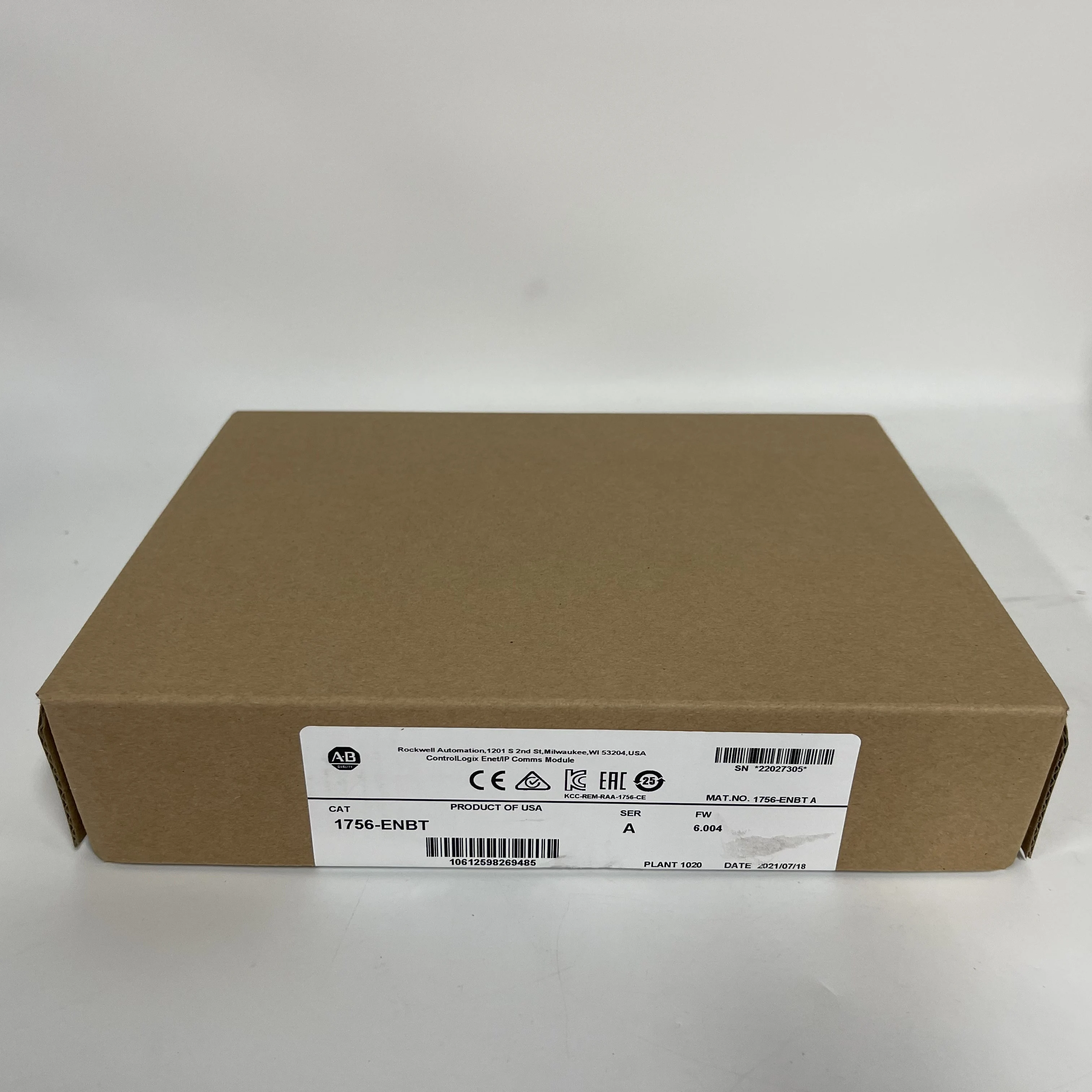 Allen-Bradley (AB) Ethernet Communication Module 1756-ENBT