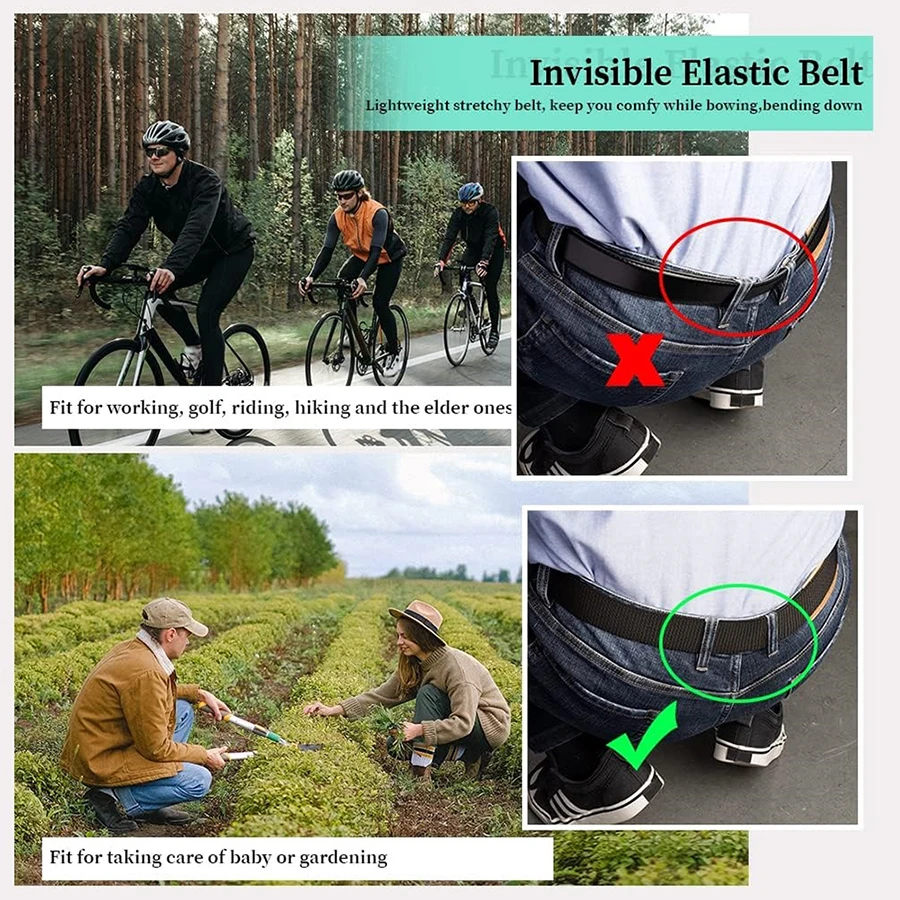 Hot Selling Outdoor Sport Durable Elastic Multifunctional Wear-resistant Tactical Travel Stretch Golf Belt