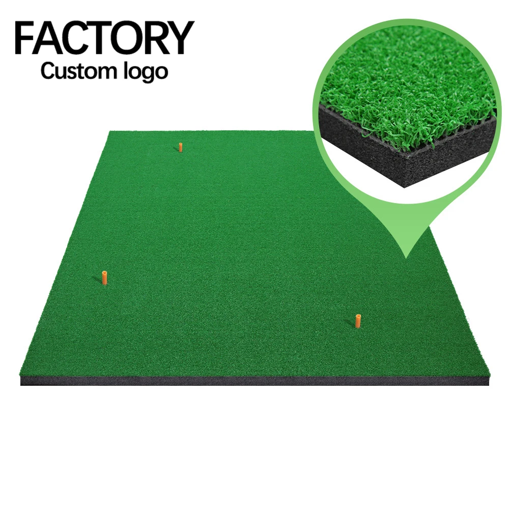 DJD001 3D Golf Practice Driving Range Mat Tee-up Golf Hitting Mat Essential Training Aids for Golfers