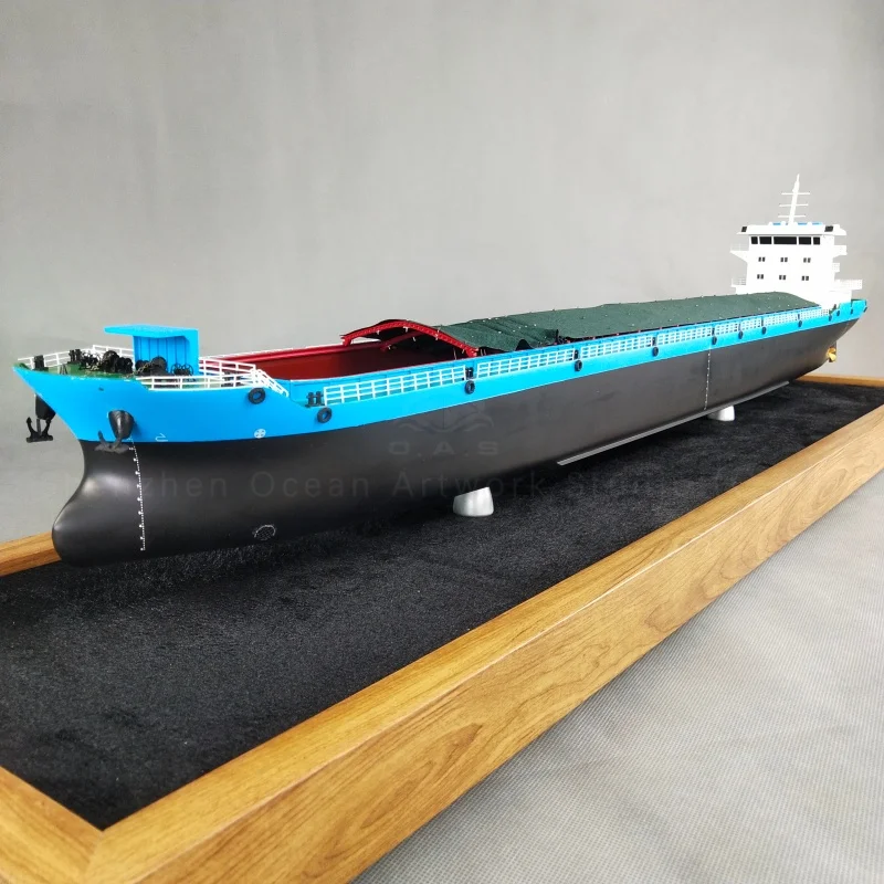 【LA】O.A.S Ship Model Factory Customizable 100cm NEIHE Bulk Cargo Ship Model for Shipping Gift