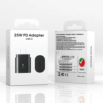 Original Packaging Quality 25W PD Adapter Travel Adapter  Consumer Electronics Box With Logo