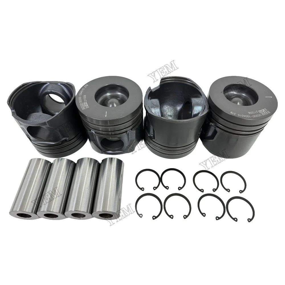For Yuchai YC4D130 Piston Kit Engine Parts Best Quality 2