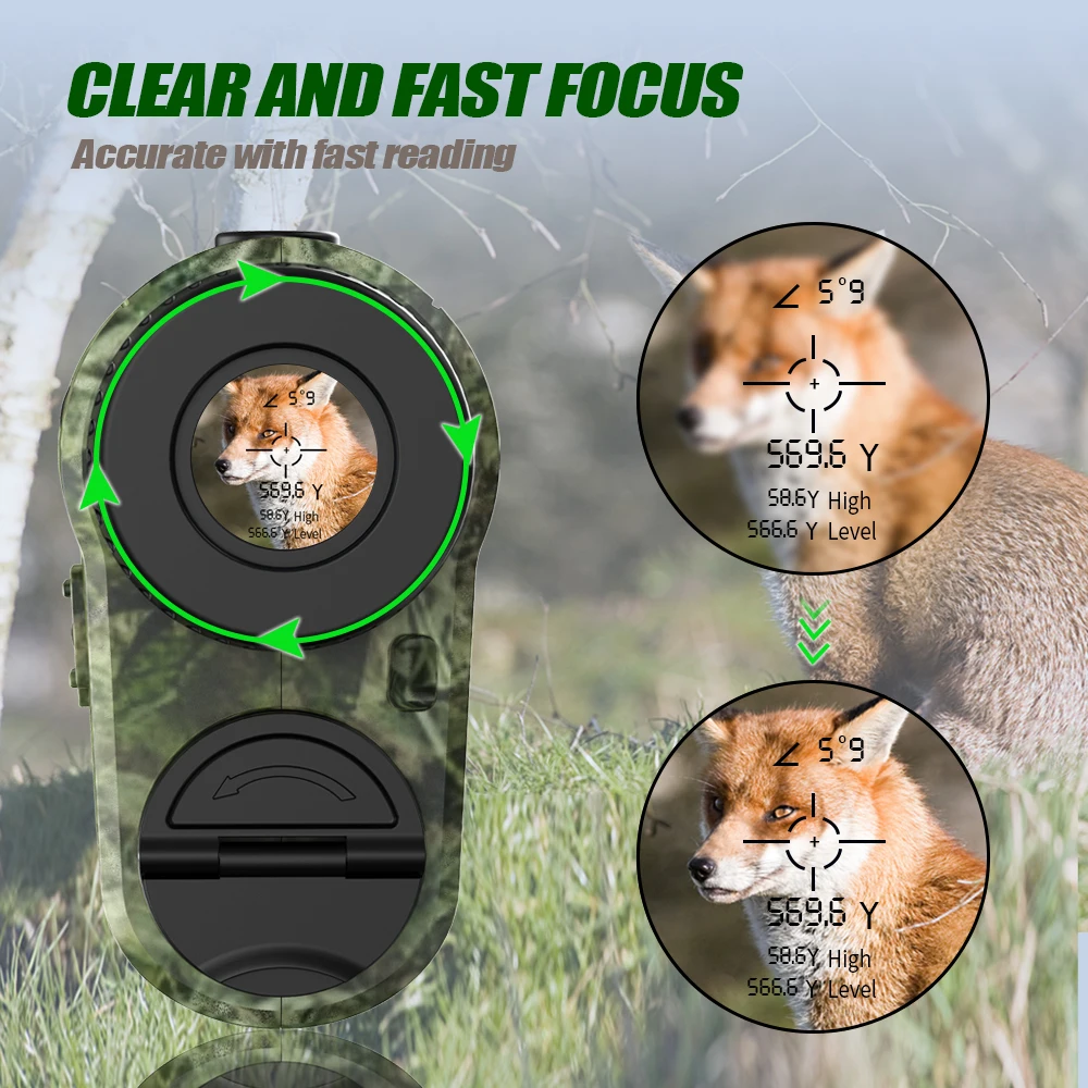 Nohawk Range Finder 1000M Hunting Scope Hunting Laser Distance Meter Rangefinder