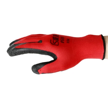 Wholesale men industrial grip heavy duty safety hand construction garden latex rubber gloves & protective gear working gloves