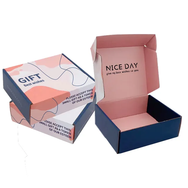 Best Selling Custom Printing Logo Cosmetic Corrugated Packaging Recycle Mailer Paper Box Airplane Shipping Box