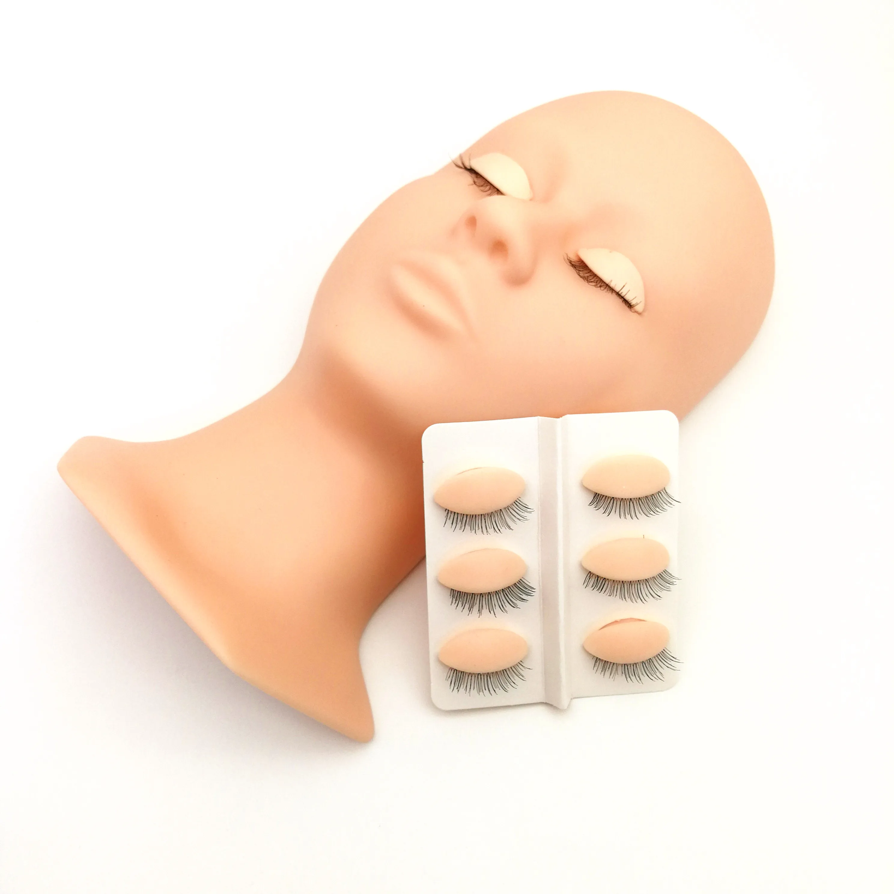 Realistic Mannequin Doll Training Head For Eye Lash Extensions And