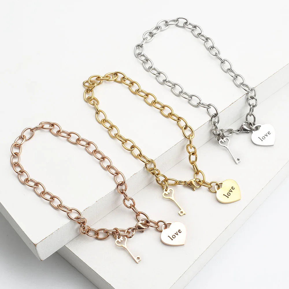 Fashion Jewelry 2024 Women Stainless Steel Thin Bracelet Gold Plated   H3c28a9eb54b84155817bdda0d445a18fe 