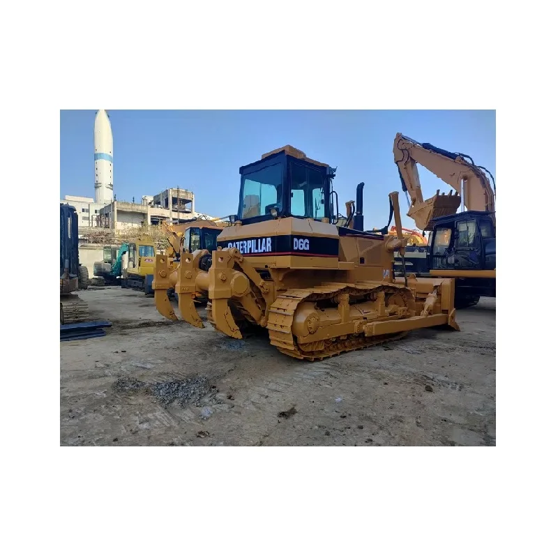 Used CAT D6G Bulldozer Machine Economical D7 D6 D5 D4 Caterpillar Machinery With Engine and Pump Core Components