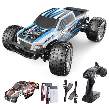 DEERC 9200E 1:10 High Speed RC Racing Cars Remote Control 4x4 48+ MPH 4WD Off Road Monster Trucks RC Cars Hobbies for Adults