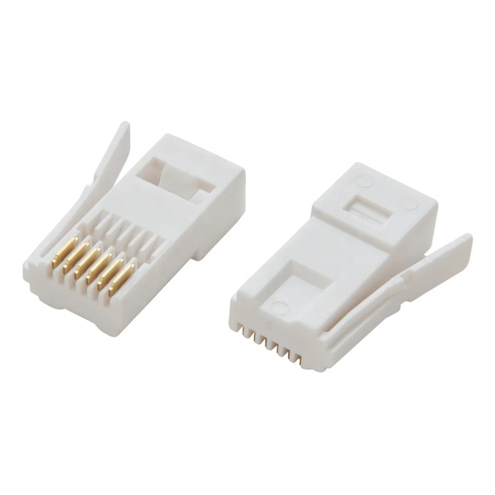 HOTION 투명 미니 Rj11 전화 Rj45 플러그 잭 커넥터 단자| Alibaba.com