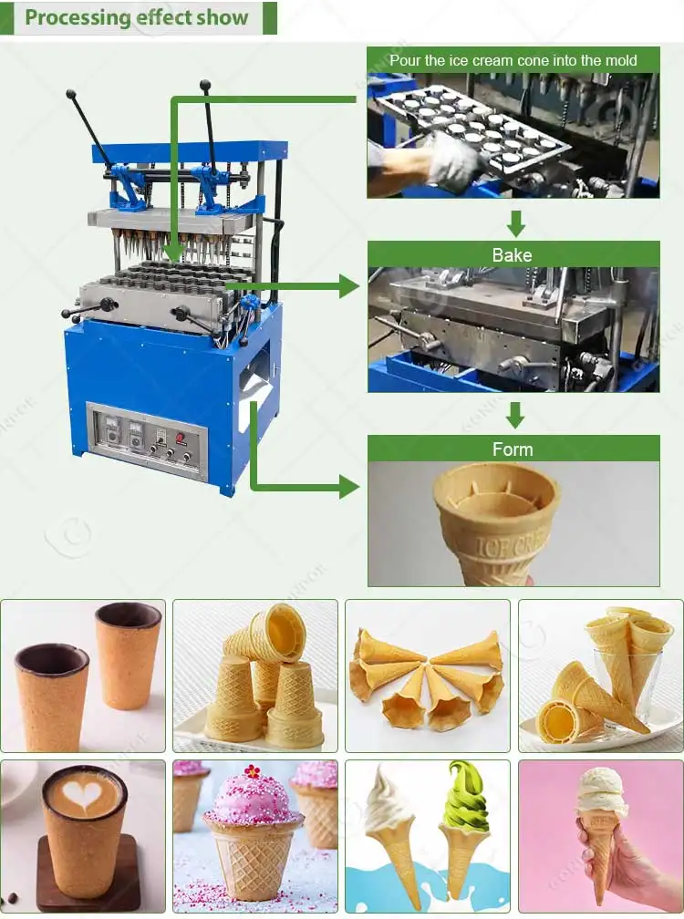 ice cream wafer machine