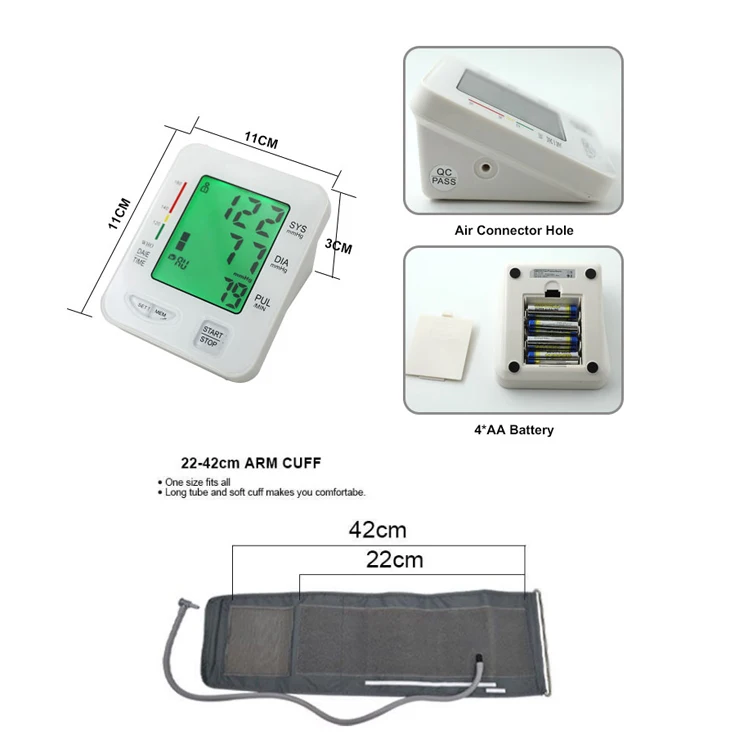 Дом AXD-806 использует монитор кровяного давления цифров электронный