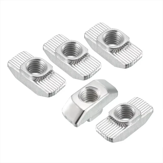 High quality hammer wing square weld t nut for aluminum t/v slot frame profile